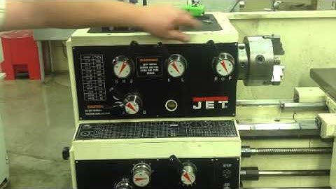 Jet Lathe - Set Spindle Speed