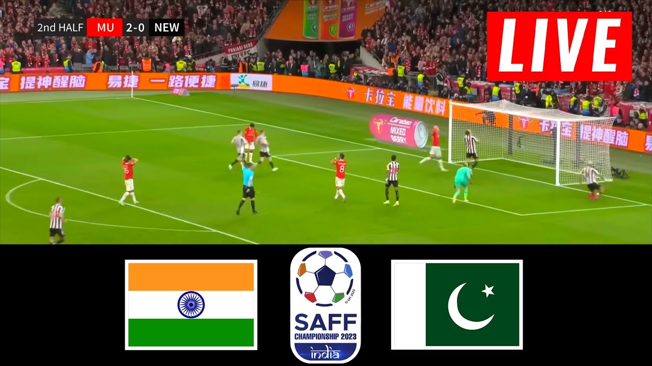 India vs Pakistan Saff Championship 2023 Live Football Pes 21 Gameplay
