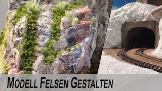 Modell Felsen gestalten - Landschaftbau für Modelleisenbahn