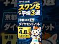 【10/12スワンS】単勝4.8倍以上なら買う!ダイヤモンドノット+平場3選 #shorts