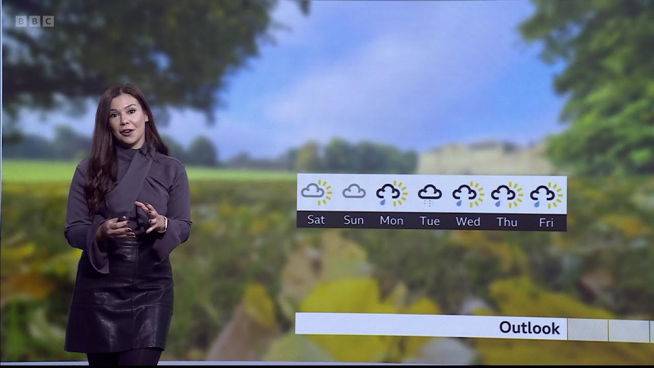 Katerina Christodoulou - Pantyhose & Leather Skirt Look North Weather 06Sep2024