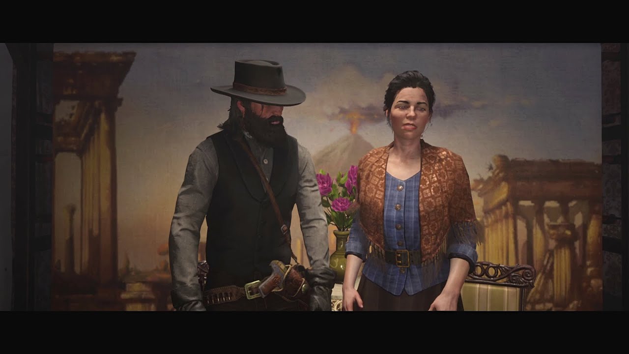 RDR2 John and Abigail's dialogue during a family photo is priceless