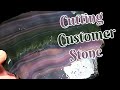 Cutting Rainbow &amp; Velvet Obsidian 
