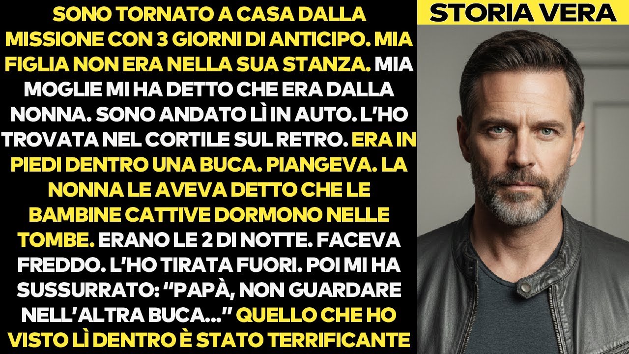 Sono Tornato A Casa Dalla Missione. Mia Figlia Era In Una Buchetta. "Non Guardare Nell'Altra"