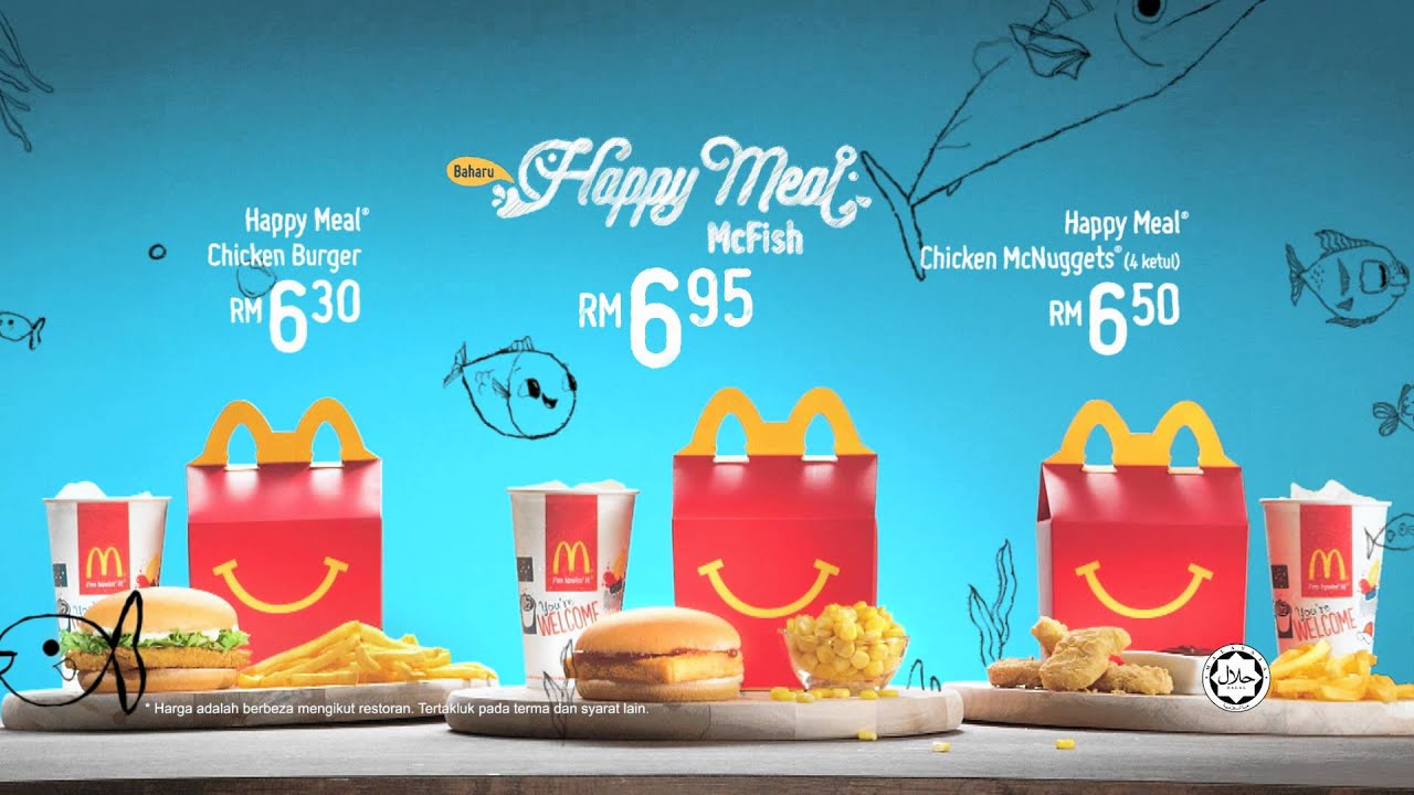 McDonald's McFish Happy Meal (BM) - YouTube