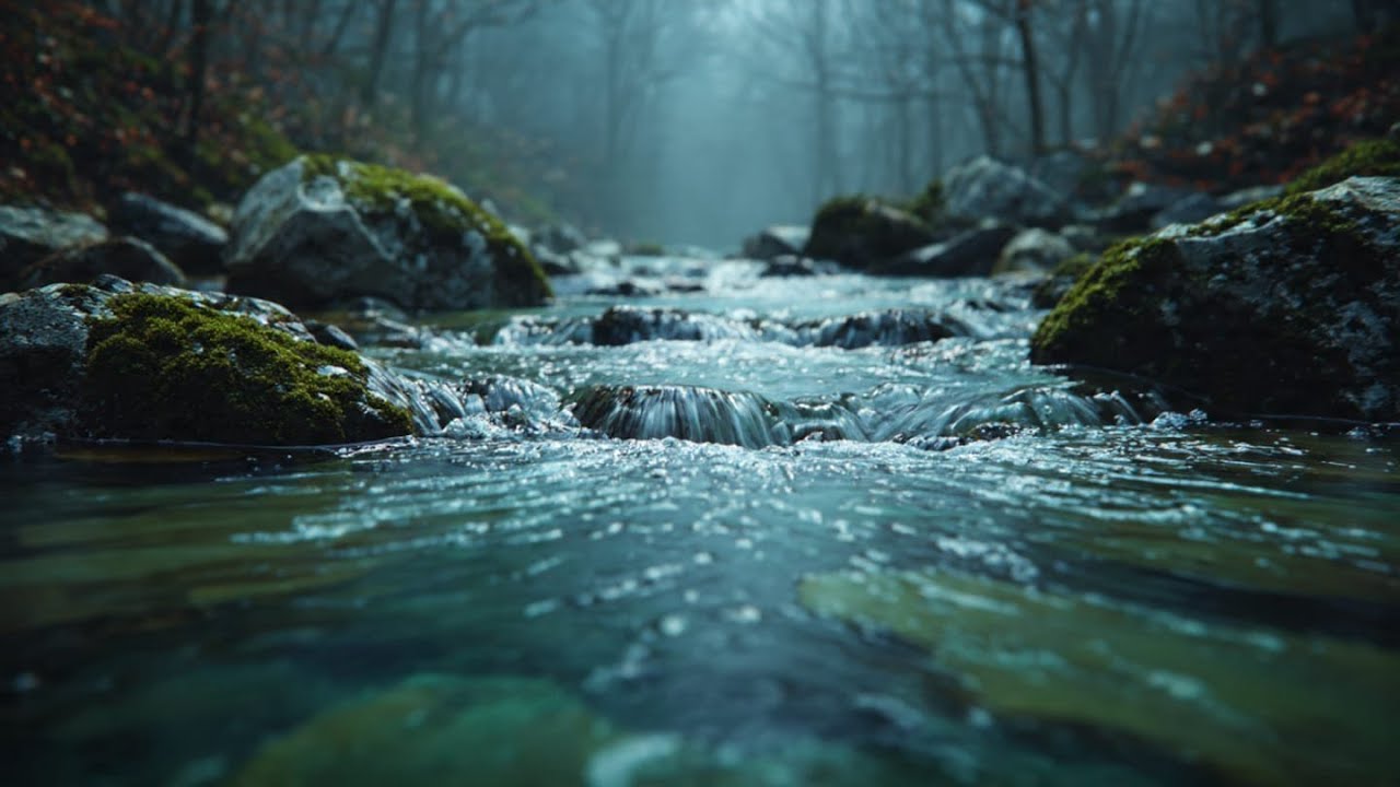 Natural Clear Water Flow Sounds | Relax, Breathe & Reset Your Brain