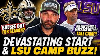 Bryan Bresee Tears ACL At First Saints Practice