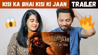Kisi Ka Bhai Kisi Ki Jaan - Official Trailer (REACTION) | Salman Khan, Venkatesh D, Pooja Hegde