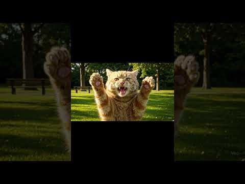 AIレッサーパンダになりたい猫、レッサーパンダになる｜ A cat who wants to be a red panda becomes a red panda #cat  #shorts #ai