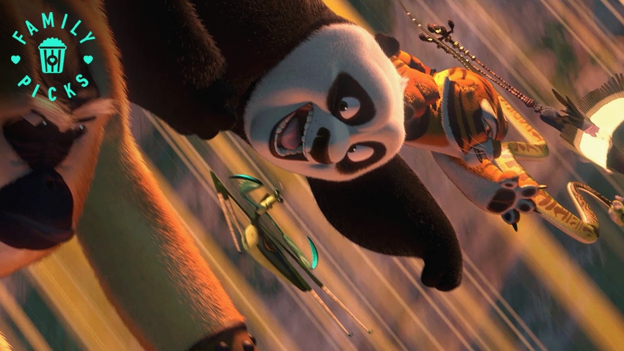 Po and The Furious Five Protect the Village | Kung Fu Panda 2