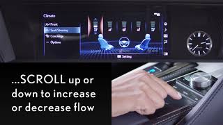 How-To Use the Heated and Ventilated Seats in the 2019 LC | Lexus