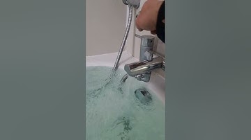 How to test bath overflow for leaks