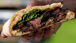 Neapolitan PIZZA DOUGH Becomes a STEAK SANDWICH