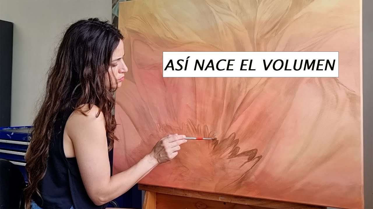 Cómo construir volumen y luz en una flor usando capas transparentes | Laura Palacios – Parte 2