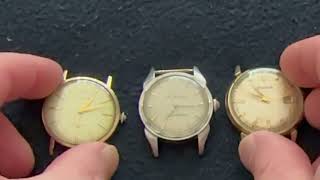 3 vintage Bulova watches for under $80.00.