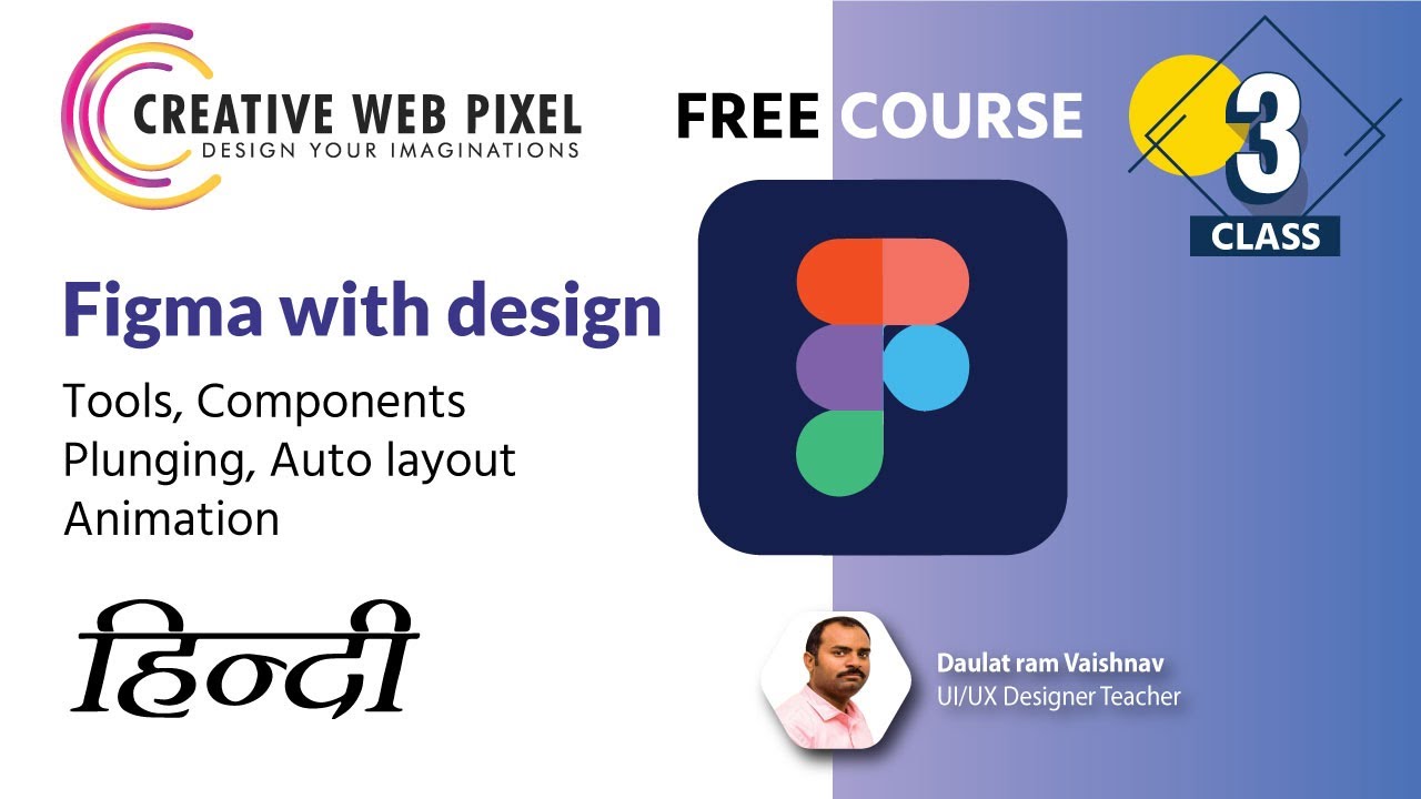 Figma with design tools, components, plunging, Auto layout | FREE ...