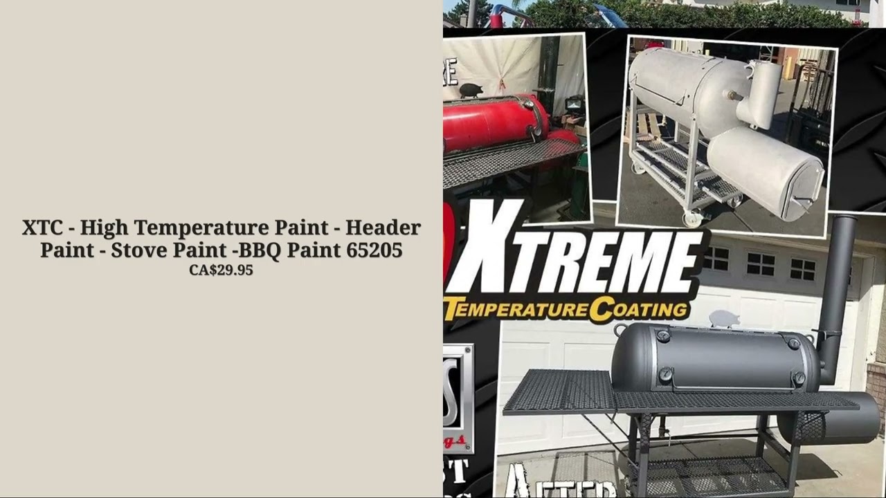 XTC - High Temperature Paint - Header Paint - Stove Paint - Grill Paint - BBQ Paint