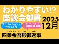 2025年12月度座談会御書　四条金吾殿御返事　不可惜所領の事