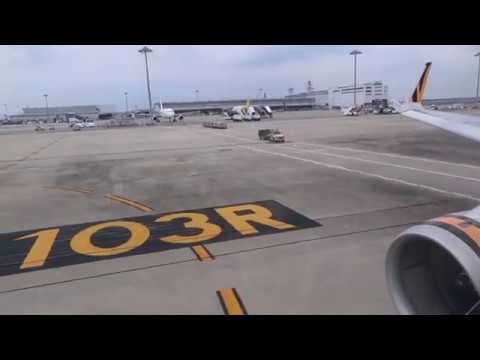 IT211 Tigerair Taiwan 台灣虎航日本大阪關西空港(KIX)---桃園機場(TPE)滑行 Osaka Kansai International airport taxi