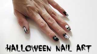 halloween nail designs easy tutorial
