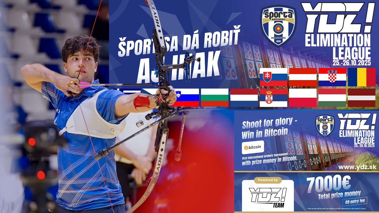ARCHERY YDZ! ELIMINATION LEAGUE 2025 - SPORTAcademy Hlohovec