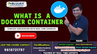 What is a Docker Container? | Simplest Explanation with Real-Time Examples