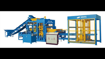 QT5-15 color paver cement hollow block making machine