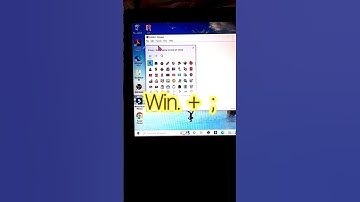 How to open emoji in laptop | How to use emojis in windows 10 #shorts #viral #short #youtubeshorts