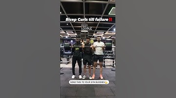 Bicep curls till failure