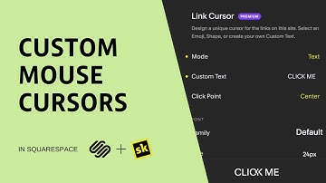 Customize Your Mouse Cursor in Squarespace with SquareKicker