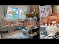 NEW🍁FALL DECORATE WITH ME GLAM COZY FALL DECOR IDEAS/ LIVING ROOM TOUR/INTERIOR DESIGN TREND