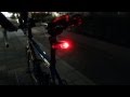 サンコーレアモノショップ【自転車の後ろに追突されないLEDガイド２】 LEDライト6つの点灯モード
