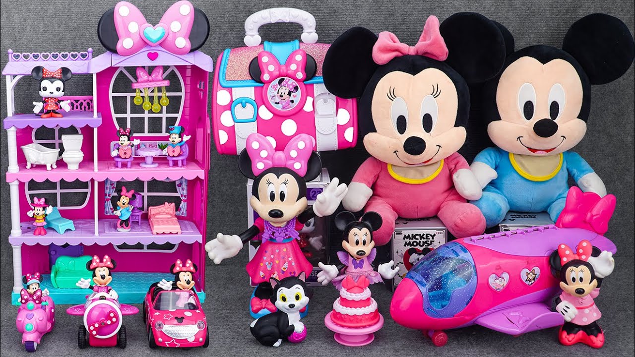 Satisfying with Unboxing Disney Junior Minnie Mouse Airplane Playset | Review Toys ASMR