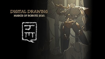 El protector - Digital drawing (March of robots 2021)
