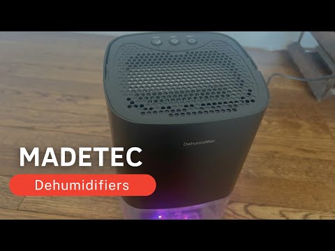 Review MADETEC Dehumidifiers for Bedroom | Ultra Quiet & Auto Shut off Dehumidifier