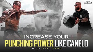 Increase punching POWER like Canelo Alvarez | Med Ball Drills