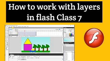 How to work with layers in flash Class 7