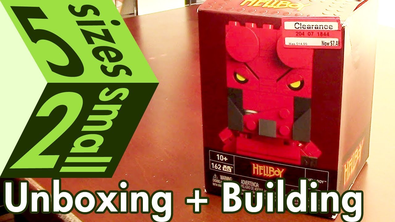 Kubros Mega Bloks - Hellboy Unboxing + Build Timelapse Play