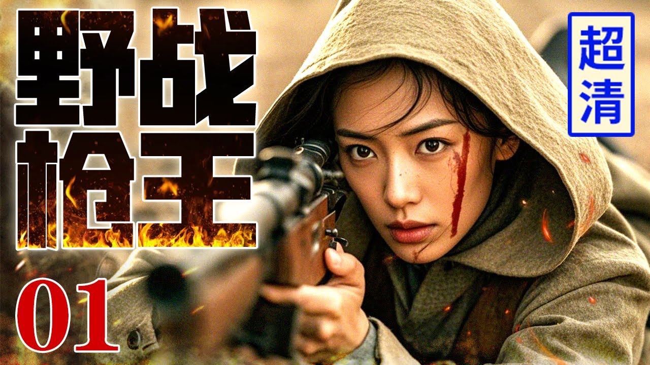 【超好看抗战剧】野战枪王 01 | 日军狙击手埋伏在接头点，不料女高手早已看穿，三秒架枪枪枪命中送他们见阎王！