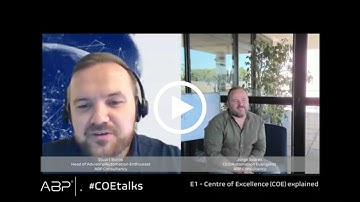 COE Talks - Centre of Excellence explained