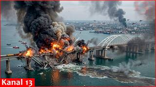 Ukraine begins systematically destroying the Crimean Bridge - Kremlin propagandists sound the alarm