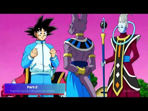 meeting Beerus, Beerus tests the power of the Super Saiyan God | Gokhu shows is power to beerus