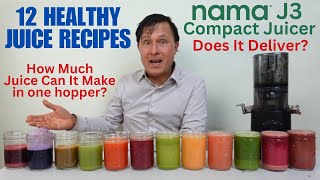 12 Juice Recipes with Nama J3 Compact Juicer- Does It Deliver?