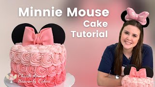Disney-Inspired Minnie Mouse Cake Decorating Tutorial – Charli Ann’s Heavenly Cakes