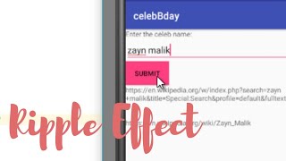 How to add the Ripple Effect to a button or any view? [Android Studio]