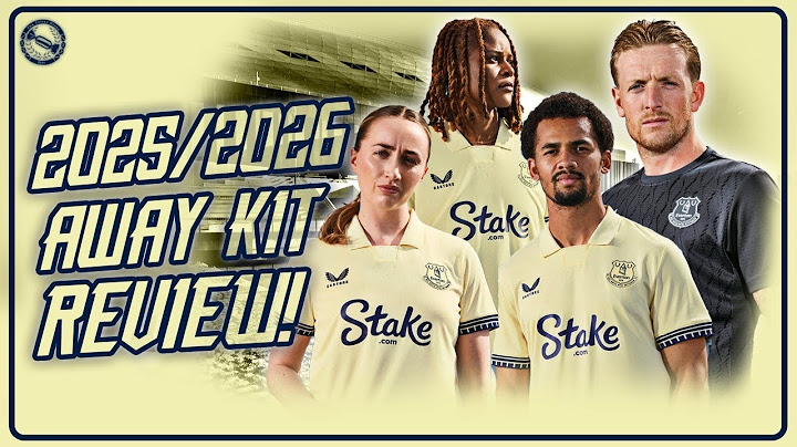 EVERTON 2025/2026 AWAY KIT REVIEW!
