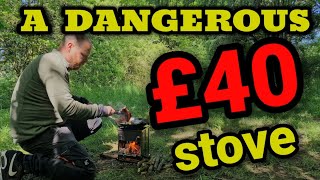 COOKING STEAK  Redcamp xl stove