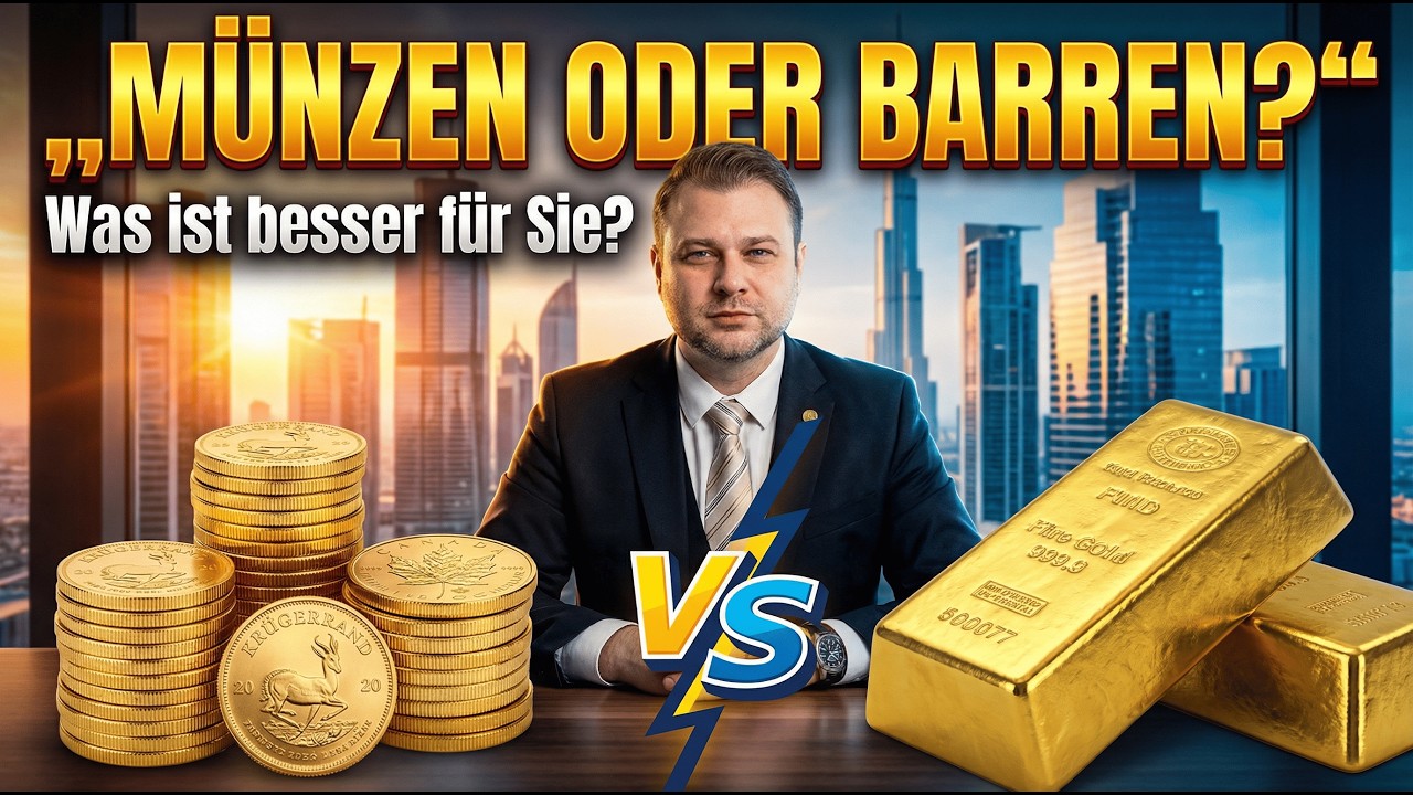 Goldbarren oder Goldmünzen? So treffen Sie die richtige Entscheidung! 