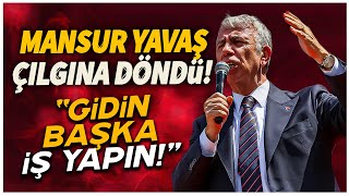 Mansur Yavaş Sinirlerine Hakim Olamadı! \