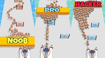 NOOB vs PRO vs HACKER in Pregnant Push🤰